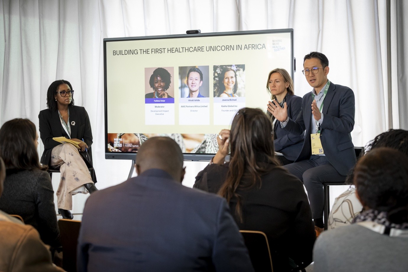 ドイツで開催された「Making More Health Together 2025」にて、ケニア法人代表の石田が登壇